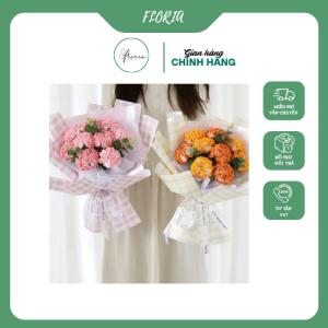 Hoa Cẩm Chướng Len || Bó Hoa Cẩm Chướng Bằng Len Handmade